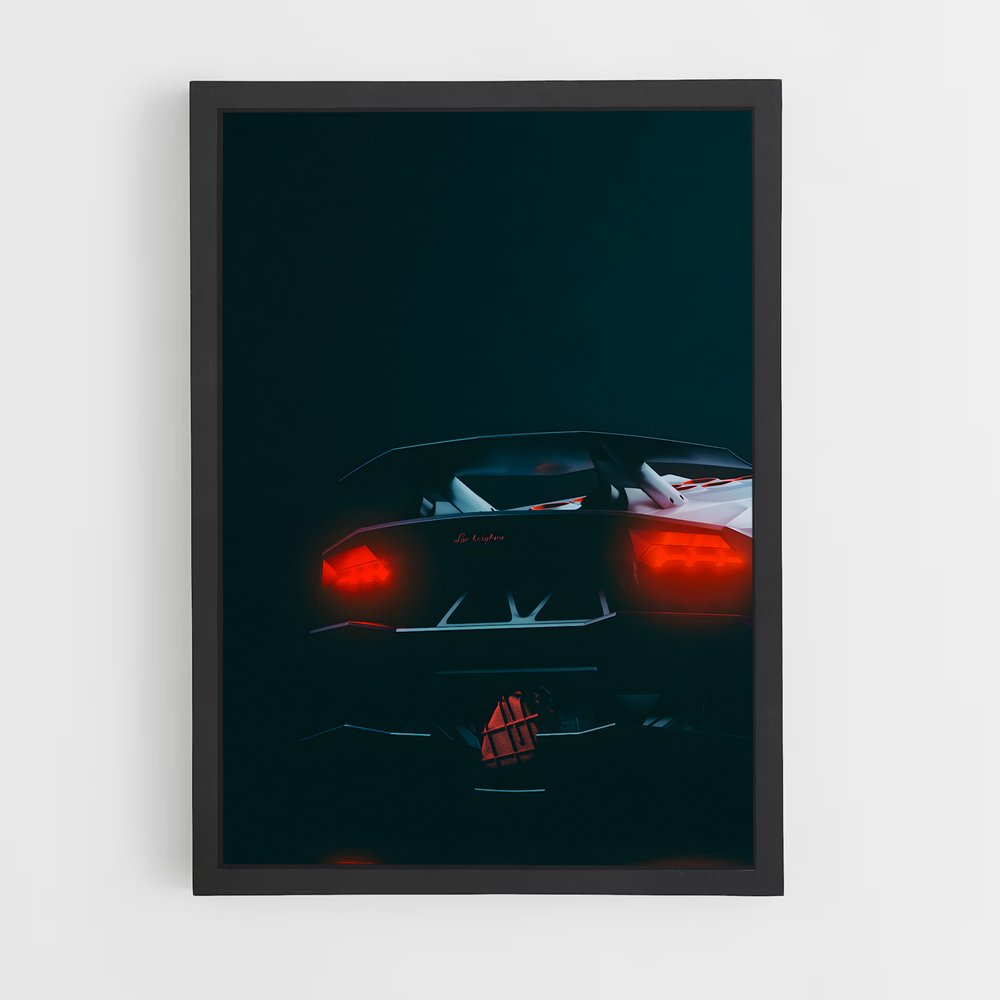 Poster Sombre Émotion – affiche Lamborghini (vue 2)